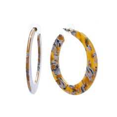 Серьги из бижутерного сплава с акрилом Moon Paris Mo-1911-204