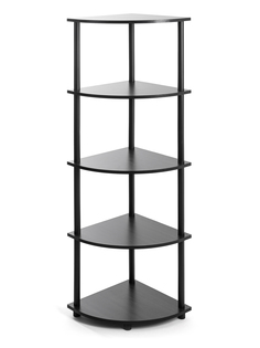 Этажерка деревянная ЛДСП угловая GASTRORAG GR-5TC1-ES 5 полок, эспрессо
