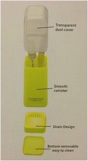 Органайзер для столовых приборов KITCHEN CHOPSTICKS CANISTER Ripoma