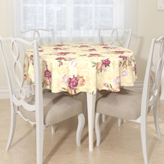 Сирень СКГБ006-02213 Скатерть круглая "Сюзанна" габардин 145*145