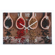 Часы настенные, серия: Кухня, Специи, 25х35 см, микс China