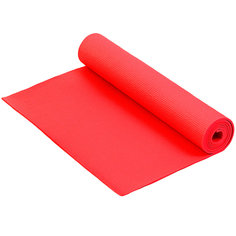 Коврик для фитнеса и йоги Larsen PVC красный р173х61х0,5см