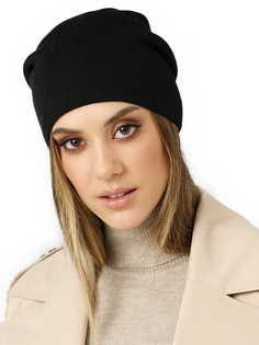 Шапка бини женская Siberika Ингрид черная, р. 54-56