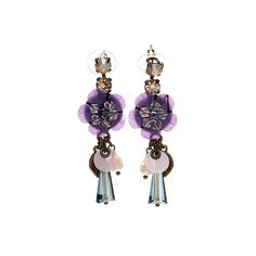 Серьги из бижутерного сплава с swarovski Moon Paris Mo-1902-099