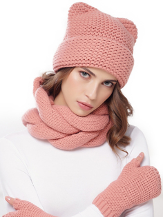 Снуд женский Siberika Джоди персик, 25х20 см