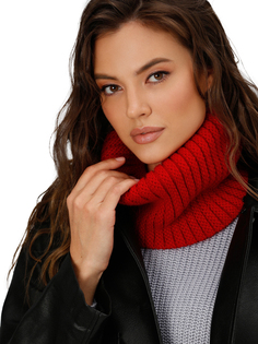 Снуд женский Siberika Кай алый, 22х28 см