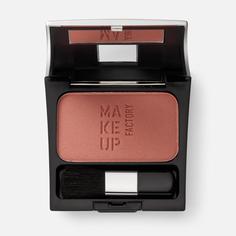 Румяна Make Up Factory шелковистые, компактные, коричневая охра, тон 25