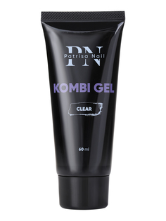 Гель для наращивания и моделирования ногтей Patrisa Nail Kombi Gel Clear прозрачный, 60 мл