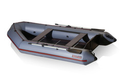 Лодка ПВХ "Тайга-320" (под мотор 8-10 л.с.) (С-Пб)(цвет серый)(0054022)