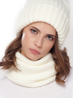 Снуд женский Siberika Алекс молочный, 27х40 см