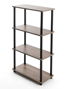 Этажерка деревянная ЛДСП Gastrorag GR-4TB1-DT 4 полки, серо-коричневый