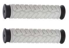 Ручки-грипсы велосипедные C49BG 3-260 резиновые 125мм 2-х компонент. черно-серые CLARKS