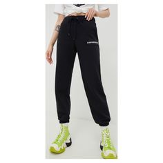 Спортивные брюки женские Converse 10023718001 черные S
