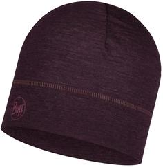 Шапка Buff Merino Lightweight Hat Solid Deep Purple