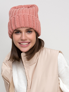 Шапка бини женская Siberika Эстер персик, р. 54-56