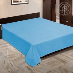 Простыня из поплина Лагуна 200х215 2-спальная Арт Дизайн