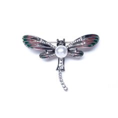 Брошь из бижутерного сплава с swarovski Moon Paris Mo-22.03-003