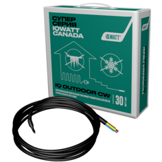 Греющий кабель для систем антиобледенения и снеготаяния IQWATT-IQ OUTDOOR CW 180м/ арт.911