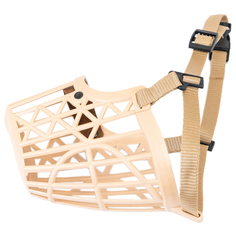 Намордник пластиковый №6 PetTails, обхват морды 31см, длина корзины 9см (немецкая овчарка)