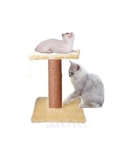 Когтеточка для кошки с лежаком Pet БМФ Арзан лежанка 30, 30х30х34см
