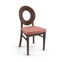 Стул Лидер деревянный для кухни OLMI/ венге, терракотовый, венге/терракотовый