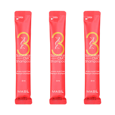 Шампунь восстанавливающий с аминокислотами Masil 3 Salon Hair CMC Shampoo 8 мл * 3 шт