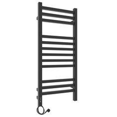 Полотенцесушитель электрический Laris Астор ЧКЧ П12 350х900мм 180Вт, левое подключение