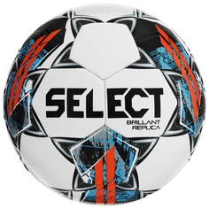 Мяч футбольный SELECT Brillant Replica V22, 812622-001, р. 5, 32 панели, ПВХ, машин.сш.