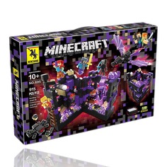 Конструктор RENZAIMA Minecraft No.695, 915 деталей с LED-подсветкой