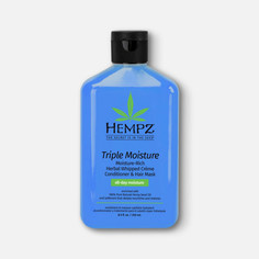 Растительный кондиционер Hempz Triple Moisture тройное увлажнение, 250 мл