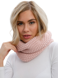 Снуд женский Siberika Алекс бледно-розовый, 27х40 см
