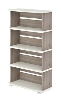 Стеллаж Мэрдэс СБ-25/4 Белый жемчуг/Нельсон Merdes