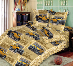 Покрывало Текс-Дизайн детское стеганое Сафари 1 из бязи 110х140