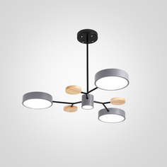 Люстра На Штанге Meade 4 Lamps Grey Imperium Loft