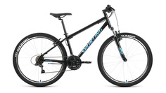 Велосипед 27.5 FORWARD SPORTING 1.0 (21-ск.) 2022 (рама 17) черный/бирюзовый