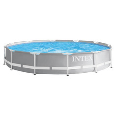 Каркасный бассейн Prism Frame Pool 366х76см + фильтрующий насос, INTEX - 26712