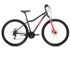 Велосипед 29 FORWARD ALTAIR MTB HT 2.0 (DISK) (21-ск.) 2022 (рама 19) темный/серый/красный