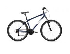 Велосипед 27.5 FORWARD ALTAIR MTB HT 1.0 (21-ск.) 2022 (рама 19) темный/синий/серебристый