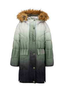 Пальто детскоеOldos OCAW22JK2T112, оливковый, 140