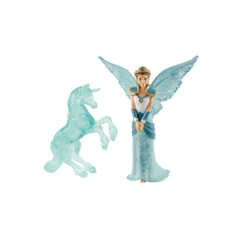 Фигурка Schleich Эльфийка Айела и ледяная статуя единорога