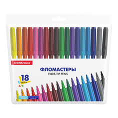 Фломастеры ErichKrause Basic 18 цветов