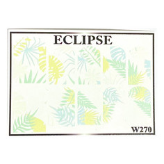 Набор, Eclipse, Слайдер-дизайн для ногтей W №270, 3 шт.