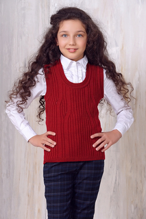 Жилет детский VAY 705д, красный, 146/38