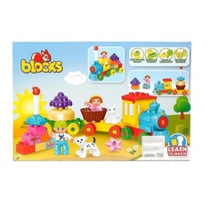Конструктор «Сказочный паровоз», 58 деталей Kids Home Toys