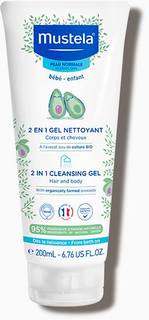 Гель для купания 2 в 1 Мустела 200 мл Mustela