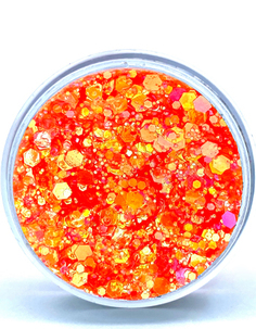 Блёстки для лица и тела Queridos Glitters Глиттер гель Гроа 10 мл No Brand