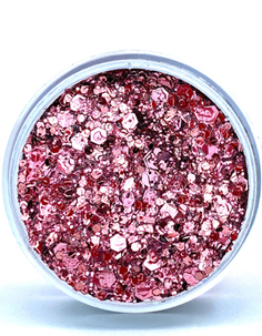 Блёстки для лица и тела Queridos Glitters Глиттер гель Грешница 10 мл No Brand