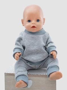 Одежда для куклы Richline Baby Born 43 см, Х-355 Серый-меланж