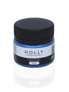 Декоративный гель для волос, лица и тела COLOR GEL Holly Professional, 20 мл (Цв: Blue) No Brand
