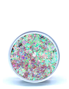 Блёстки для лица и тела Queridos Glitters Глиттер гель Дуриан 3 мл No Brand